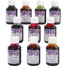 Batikfärg Fabric Dye Asstd Colour 10x100ml