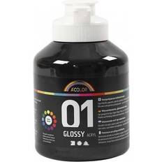 Acrylic Paint  Glossy 01 Black 500ml