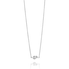 Efva Attling Love Knot & Stars Necklace - White Gold/Diamonds