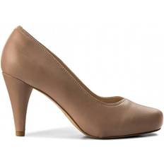 Hög klack Pumps Clarks Dalia Rose - Nude Leather