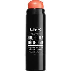 Glitter Blushes NYX Bright Idea Illuminating Stick Coralicious