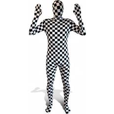 Morphsuit Black and White Check Morphsuit