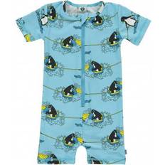 Småfolk UV50 Suit Short Surf Penguin - Air Blue (82-9940)