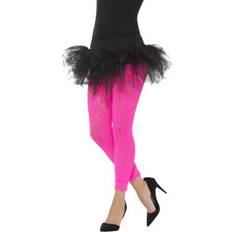 Smiffys 80-tals Spetsleggings Rosa
