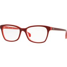 Ray-Ban RB5362 Monture Violet-Rouge Verres Incolore 52-17