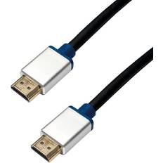 LogiLink Alu HDMI - HDMI High Speed with Ethernet 3m