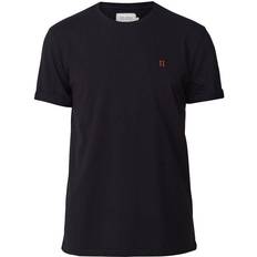 Les Deux Man Kleding Les Deux Nørregaard T-shirt - Oranje/Zwart