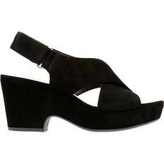 Clarks Tofflor & Sandaler Clarks Maritsa Lara - Black Suede