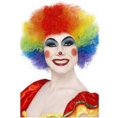 Circus & Clowns Korte Pruiken Smiffys Crazy Clown pruik