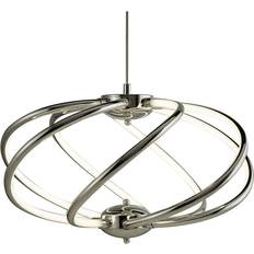 Searchlight Electric Yves Curved Twist Pendant Lamp 51cm