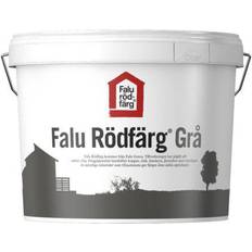 Falu Rödfärg Målarfärg Falu Rödfärg Original Träfärg Grå 5L