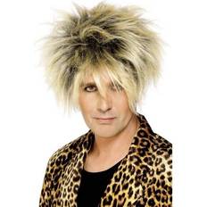 Punk & Rock Maskerad Korta peruker Smiffys Wild Boy Wig Blonde