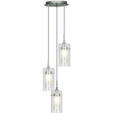 Searchlight Electric Duo Pendant Lamp ∅ 23cm