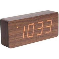 Madera Relojes de Mesa Columbine KA5654DW Reloj de Mesa 21cm