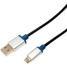 LogiLink Premium USB A-USB Micro-B 2.0 1m