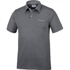 Columbia Polos Columbia Camiseta de Manga Corta Nelson Point Negro Hombre - Grey