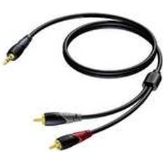 Procab Basic 2RCA-3.5mm 1.5m