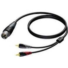 Procab Classic 2RCA-XLR 3m