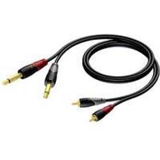 Procab Classic 2RCA-2x6.3mm 5m