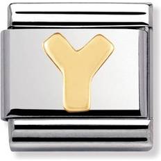 Nomination Composable Classic Link Letter Y Charm - Silver/Gold