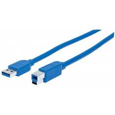 Manhattan SuperSpeed USB A-USB B 3.0 0.5m