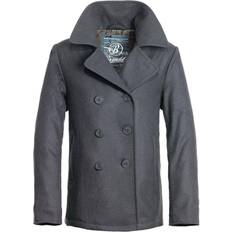 Brandit Pea Coat - Anthracite