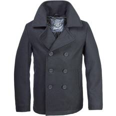 Wolle Jacken Brandit Pea Coat - Black