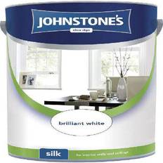 Ceiling Paints - White Johnstones Silk Ceiling Paint, Wall Paint Brilliant White 5L