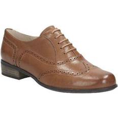 Braun - Damen Oxford Clarks Hamble Oak - Dark Tan Leather