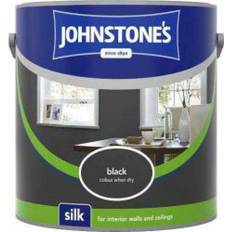 Johnstones Paint Johnstones Silk Ceiling Paint, Wall Paint Black 2.5L