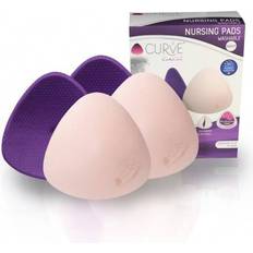 Polyester Nursing Pads Cache Coeur Night Washable Nursing Pads Purple 2-pack