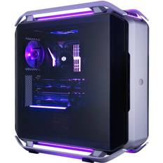 Cooler Master Mini-ATX Case per Computer Cooler Master Cosmos C700P Black Edition Pc Case RGB in Acciaio Finitura Matte con Doppio Panello 2.0 e USB 3.1 Colore Nero