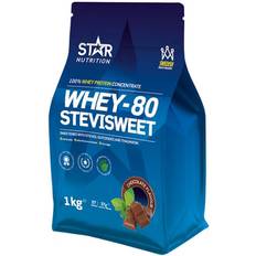 Vitaminer & Kosttilskudd Star Nutrition Whey 80 Stevisweet Chocolate 1kg