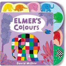 Livres Elmer's Colours: Tabbed Board Book (Livre cartonné)