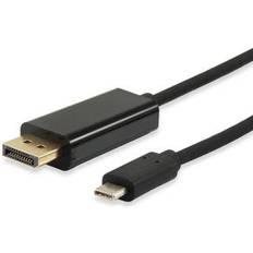 DisplayPort-DisplayPort - USB-kabel Kabler Equip USB C - DisplayPort M-M 1.8m
