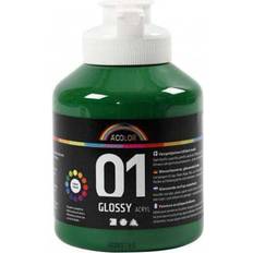 Acrylic Paint Glossy 01 Green 500ml