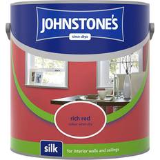 Johnstones Silk Ceiling Paint, Wall Paint Rich Red 2.5L