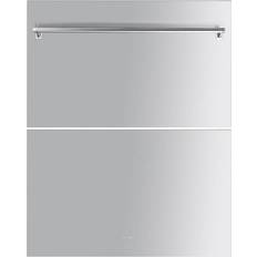 Smeg KIT73624X Kit con 2 Pannelli Porta in Acciaio Inox Satinato Antimpronta