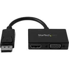 Cables StarTech 2-in-1 DisplayPort - HDMI/VGA 0.2m