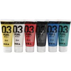 Acrylic Paint Pearl Metallic 03 6x20ml