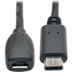 Tripp Lite USB C-USB Micro-B 2.0 0.7ft