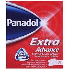 GSK Médicaments Panadol Extra Advance 500mg/65mg 32pcs Comprimé