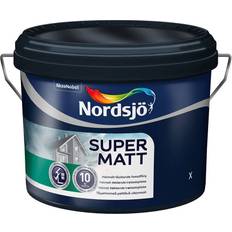 Brun - Utomhusfärger Målarfärg Nordsjö Super Matt Träfasadsfärg Brun 10L