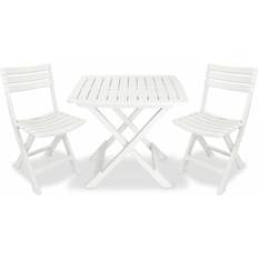 Stole plastik vidaXL 43581 Cafésæt, 1 borde inkl. 2 stole