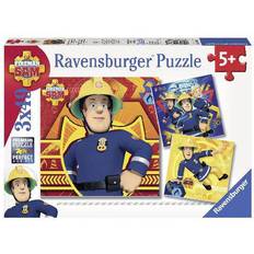 Brandman sam pussel Ravensburger Firefighter Sam 3x49 Bitar