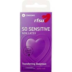 Plastique Protection et Assistance RFSU Sensitive Almost Naked Préservatifs Sans Latex 6 pcs Transparent