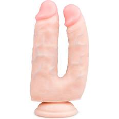 Speeltje voor koppels Dildos Easytoys 15 Cm dubbele dildo Beige