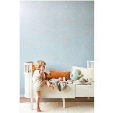 Majvillan Punkte Tapete Confetti von Soft Blue blau/hellblau