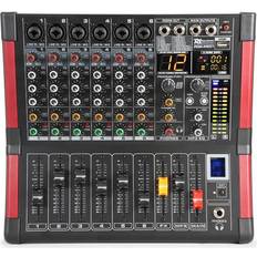 Tables de mixage de studio Power Dynamics PDM-M604A mixer 6 canaux avec ampli intégré