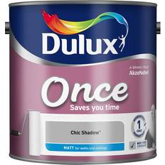 Dulux Once Matt Ceiling Paint, Wall Paint Polished Pebble,Chic Shadow,Urban Obsession 2.5L